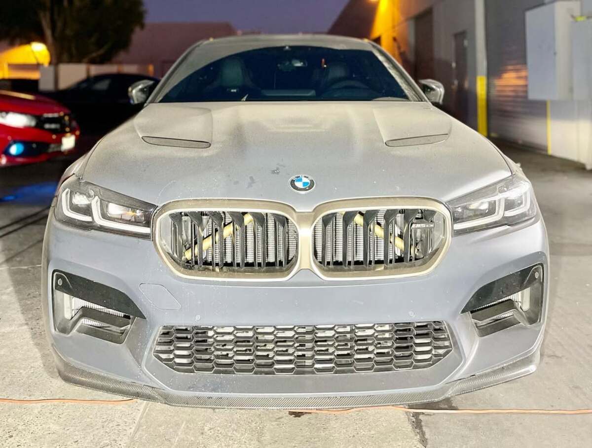 BMW before professional detailing treatment